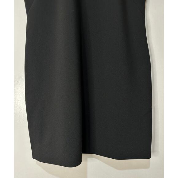 J. Crew Embellished Collared Shift Dress Black Stretch Crepe Black Size 12 NWT - Picture 7 of 15